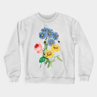 Bee-utiful Flowers Crewneck Sweatshirt